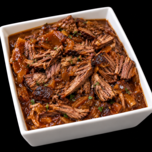 Pulled braised beef